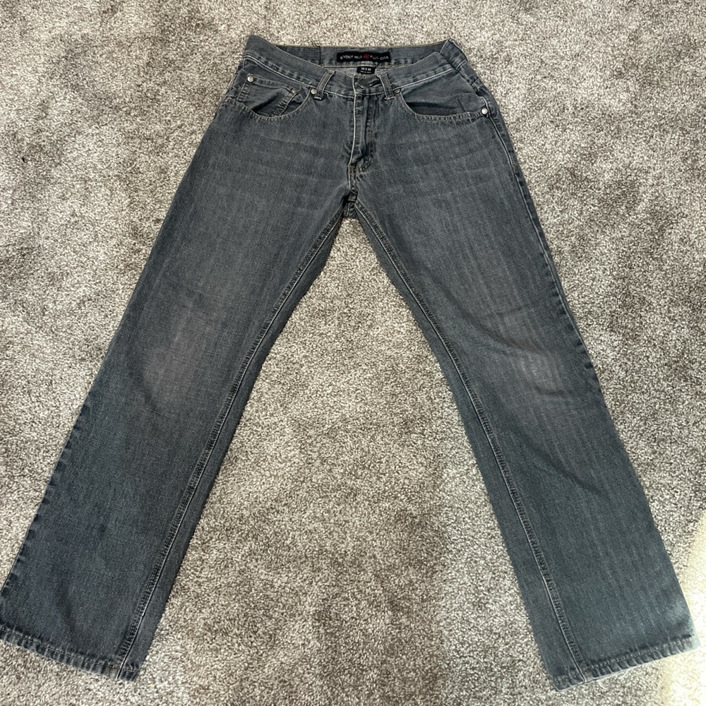 Black y2k denim jeans